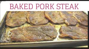 how to make oven baked pork steak you