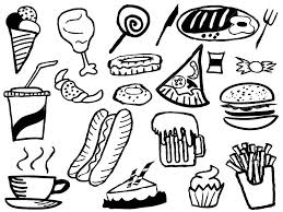 155 free images of junk food. Online Coloring Pages Coloring Page Junk Food The Food Coloring Pages For Kids