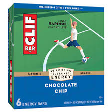 clif bar chocolate chip made with