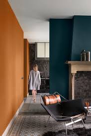 burnt orange living room ideas dulux