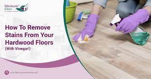 remove stains from your hardwood floors