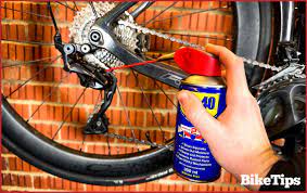 how to use wd40 on bike chains with