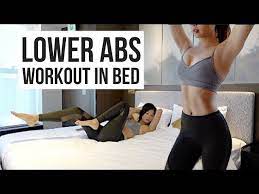 best 10 min lower ab workout in bed to