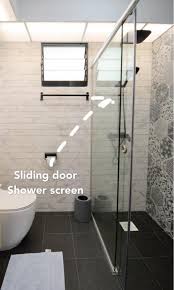 Shower Screen Tempered Glass Toilet