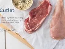 What is a pork chop cutlet?