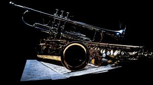 saxophone and trumpet hd wallpaper