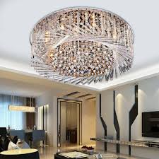 Contemporary Luxury Crystal Glass Round