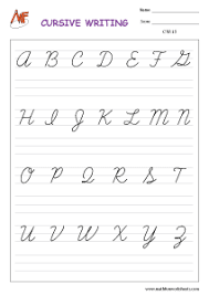 cursive writing practice sheets free