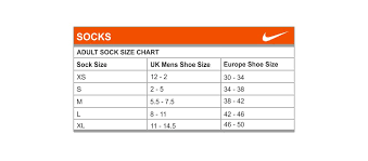 Nike Elite Socks Size Chart Image Sock And Collections