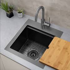 black stainless steel sink pros and