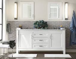 Clean lines build up the metal frame, creating style. Bathroom Ideas Pottery Barn