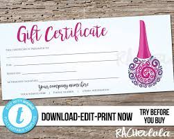 Presented to treat and maintain customer satisfaction for your nail salon. Editable Custom Nail Salon Gift Certificate Printable Template Digital Instant Download Templett Printable Gift Certificate Gift Certificates Salon Gifts