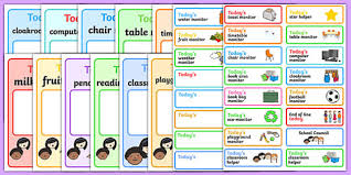 Classroom Jobs And Responsibilities Teaching Resources
