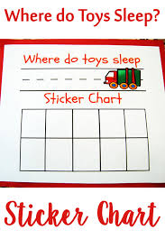 Where Do Toys Sleep Sticker Chart Mom Explores Southwest