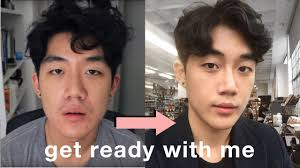 korean male makeup transformation 남