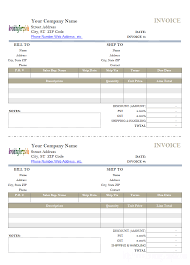 Wps Invoice Template Free Invoice Template Microsoft Works Download