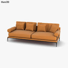 b and b atoll sofa 3d model furniture