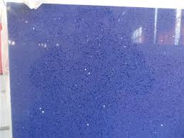 blue engineered quartz stone starlight