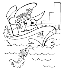 Small boat sails in the ocean day by day. 10 Best Boats And Ships Coloring Pages For Your Little Ones