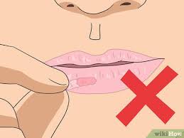 3 ways to stop ling lips wikihow