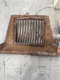 Art Deco Metal Fire Grate