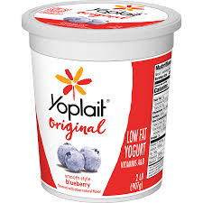 blueberry low fat yogurt nutrition