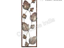 collectible india metal frame leaf wall