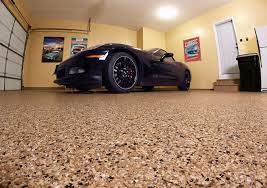 seattle epoxy garage floor flakes