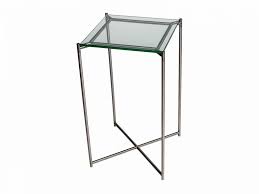 Square Plant Stand Clear Glass Top