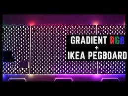 Diy Rgb Enhanced Pegboard Ikea Skadis