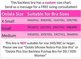Details About Oolala Miracle Sculpting Bra Backless Strapless Sticky Push Up Nude M