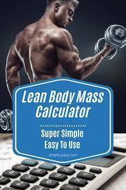 lean body m calculator estimate