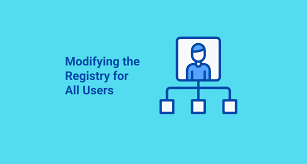 modify the registry for all users