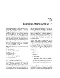 Iet Digital Library Examples Using Winsmith