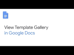 access template gallery in google docs