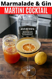 marmalade gin martini tail drink