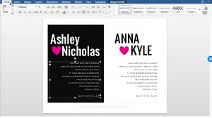 Microsoft Word Bridal Shower Invitation Templates Free Download