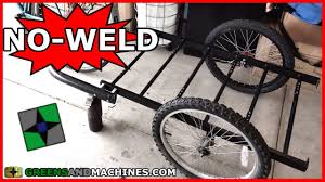 no weld bicycle trailer build