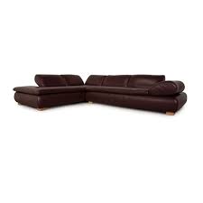 koinor diva leather corner sofa brown
