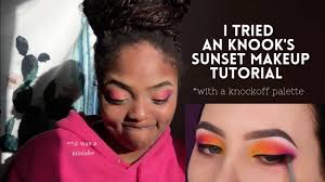 sunset makeup tutorial