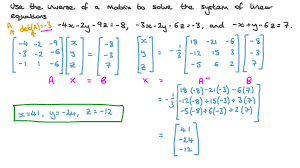 The Inverse Of A Matrix