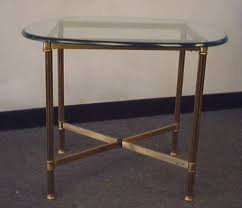 End Table Brass Vintage Brass Psw