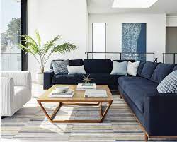 blue couch living room ideas