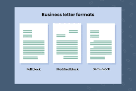 business letter with format exles