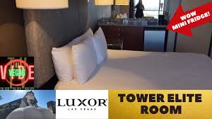 luxor tower elite king room review las