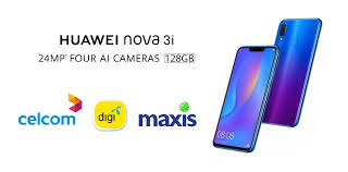 Maxis one plan 68 provide you 5gb of mobile data, unlimited calls as well as texts to all network for a monthly commitment fee of rm68 a month. Huawei Nova 3i Now Available In Celcom Digi And Maxis Postpaid Plans From Rm0 Technave