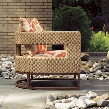 semi circle modern cane outdoor chairs