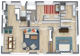 2 Story 4 Bedroom Layout