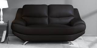 milano 2 seater sofa in black colour