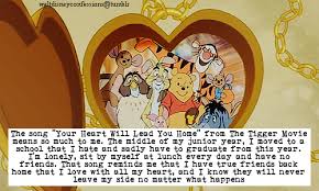 As the beast orders her to come to dinner, she mourns her situation. Walt Disney Confessions The Song Your Heart Will Lead You Home From The